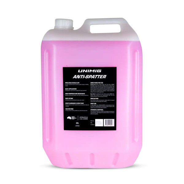 Order In - Unimig Anti-Spatter Water-Based 20 Litre - U51033