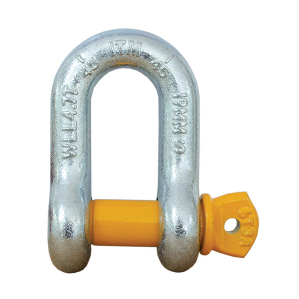 Order In - ITM Dee Shackle Yellow Pin GS Screw Pin 13 T Body 35 MM - TM9200-13035
