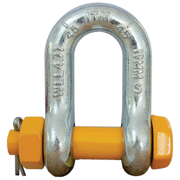 Order In - ITM Dee Shackle Yellow Pin GS Safety Pin 3.2 T Body 16 MM - TM9202-03216
