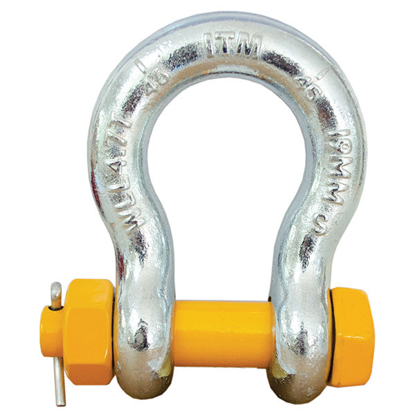 Order In - ITM Bow Shackle Yellow Pin GS Safety Pin 4.7 T Body 19MM - TM9222-04719