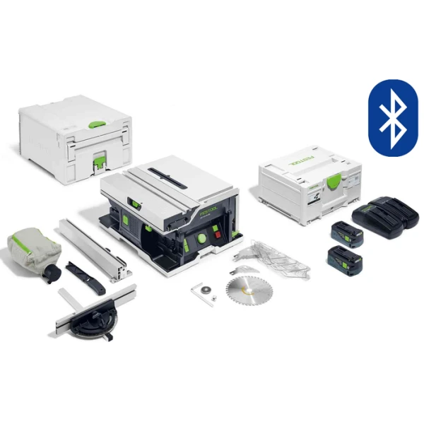 Festool CSC SYS 50 18V Cordless 168mm Systainer Saw 5.0Ah Bluetooth Set - 577376