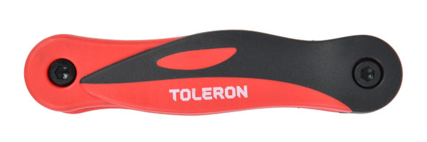 Toleron Folding Hex Key Set Imperial 9pc - TL90101