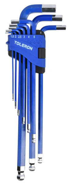 Toleron Ball End Hex Key Set Metric 9pc  - TL90113