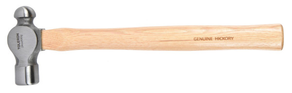 Toleron 24oz/680g Ball Pein Hammer Hickory Handle - TL90803