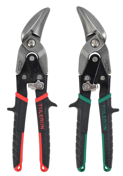 Toleron 250mm Heavy-Duty  Aviation Tin Snip Left/Right 2Pc Set - TL91011