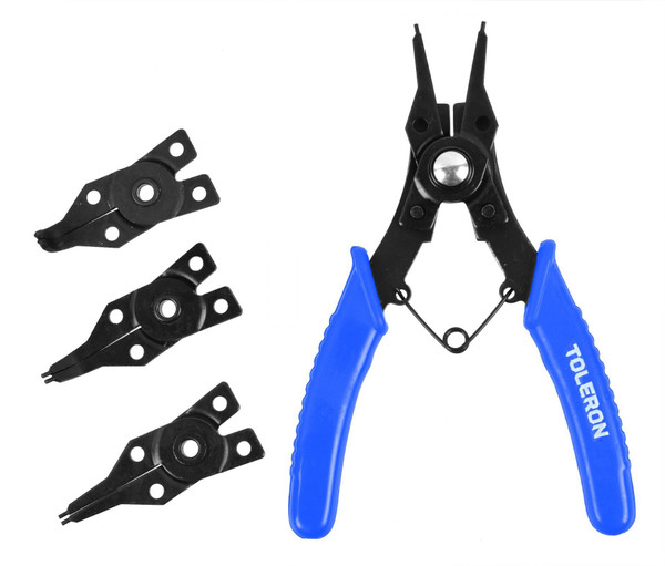 Toleron 4 in 1 Internal/External Circlip Pliers - TL91411