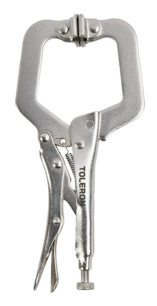 Toleron 150mm Locking Plier C Clamp With Pad - TL91501
