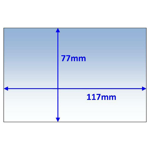 Weldclass Lens Clear 117x77mm - P7-CL11777/5