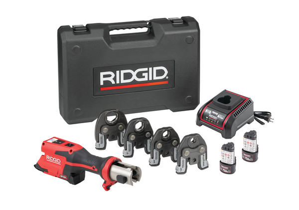 Order In - RIDGID RP251 press tool with 1 x 2.5Ah 12V battery, charger & case- 78818
