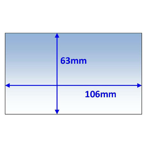 Weldclass Lens Clear Elite Inner 106x63mm - P7-CL10663/5