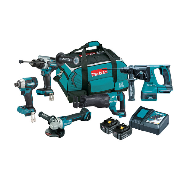 Makita 18V Brushless 5 Piece Combo Kit - DLX5111TX1