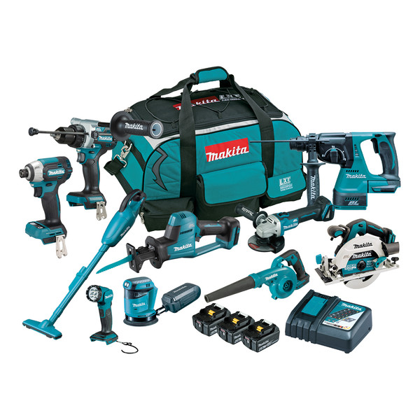 Order In - Makita 18V Brushless 10 Piece Combo Kit - DLX1063GX1