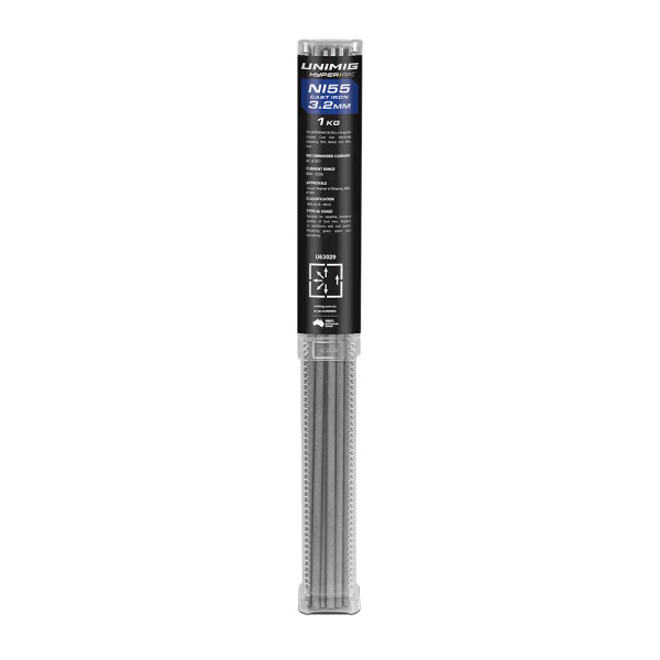 Order In - Unimig Hyperarc NI55 Cast Iron Electrodes 3.2  MM 1 KG - U63029