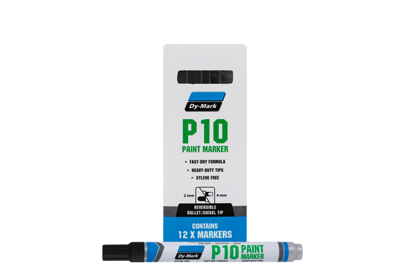 Order In - Dymark P10 Paint Marker Black (12 Pack) - 12071001