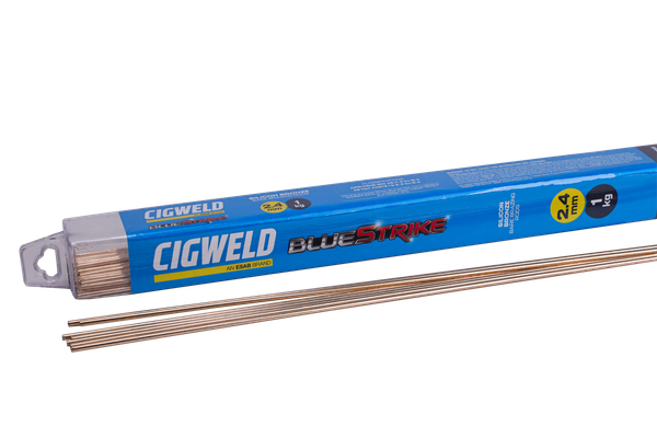 Order In - Cigweld BlueStrike Silicon Bronze Rods 3.2 MM x 750 MM 1 KG - 321294