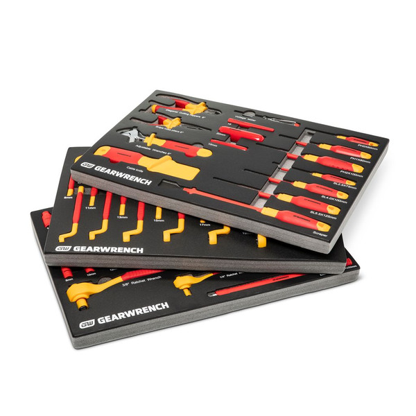 Order In - GEARWRENCH VDE Insulated Tool Set 1/4" and 3/8" Drive 72 Piece - GWVDE72
