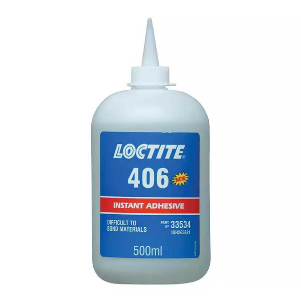 Order In - Loctite 406 Instant Adhesive Low Viscosity Rubber And Plastics 500 ML - LOC324440