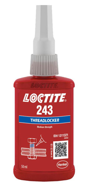 Loctite 243 Threadlocker Med Strength Blue 10 ML - LOC44089