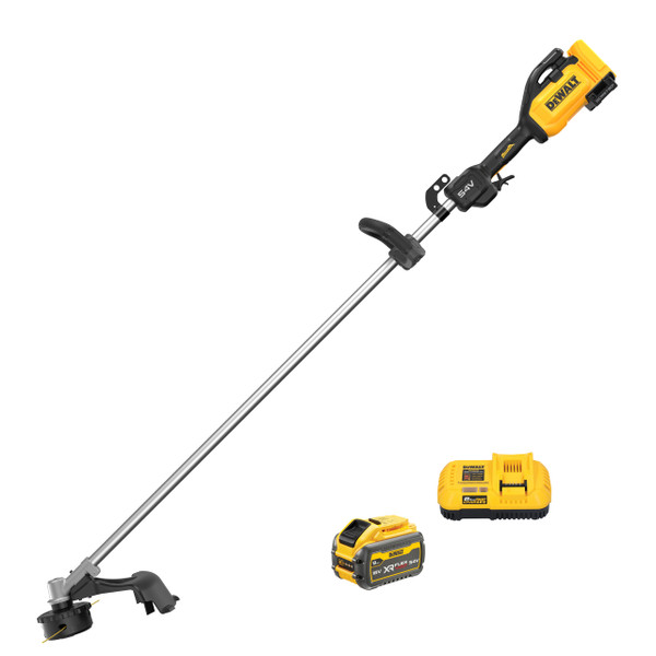 Order In - Dewalt 54V XR Flexvolt Commercial Lite 42cm Line Trimmer - 9Ah Kit - DCMST901X1-XE