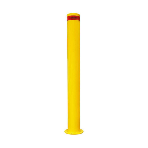 Order In - Gorilla Fixed Bollard 1500mm (D165mm) Thickness 4.5mm Surface Mounted - Yellow - BOL-FX-150.16