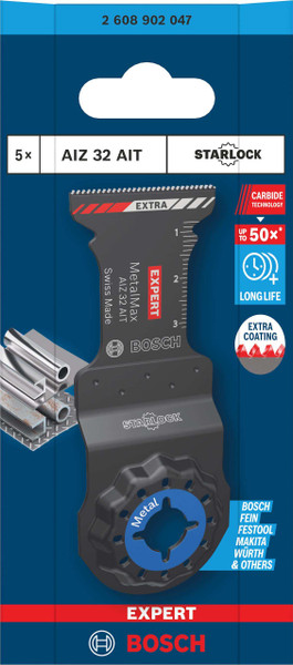 Order In - Bosch Expert Multi-Tool Blade MetalMax 40 x 32  MM 5 Piece - 2608902047