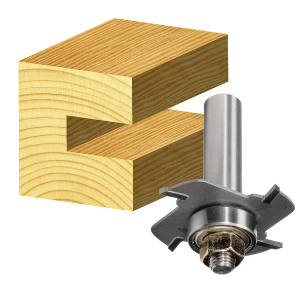 Order In - Carbitool Router Bit TCT Slot Cutter Assembly W Bearing 4 MM - TA700-4MB