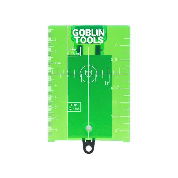 Order In - Goblin Tools ASX-GLT Green Target With Magnetic Stand For Green Laser Beams 2 Piece Pack - ASXGLT2PK