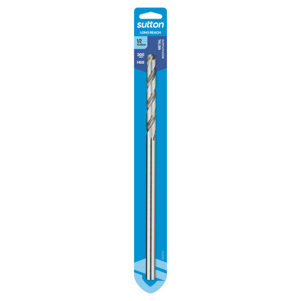Order In - Sutton Extra Long Metal Drill Bit 1/2 " HSS 300 MM - D2171269