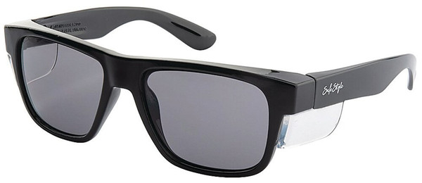 Order In - SafeStyle Fusions FBT100 Safety Glasses - UV400 - Black Frame - Tinted Lens