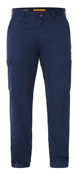 Order In - Workhorse MPA003 Men's Vented Lightweight Cargo Trouser - Cotton - Navy
