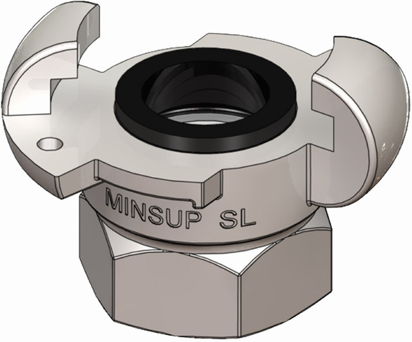Order In - Minsup Surelock Claw Coupling - SG Iron - BSP Female - 1" - 08/013/15/000