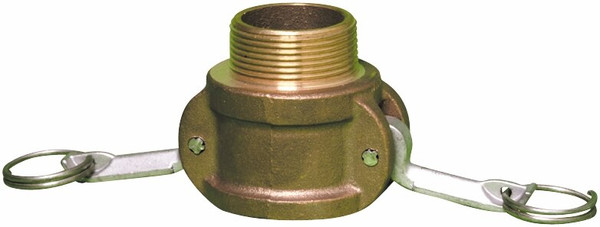 Order In -Dixon Camlock Coupler - Type B - Female X Male BSP - Bronze - 25mm - BR100B