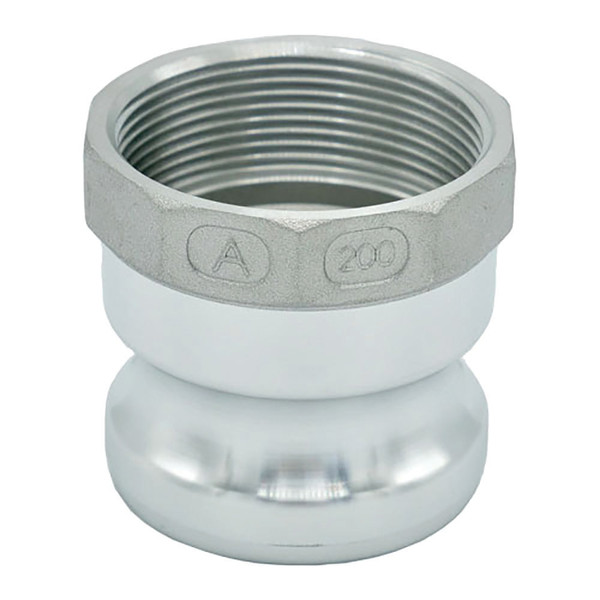 Order In -MCC Camlock Male Adaptor - Type A - Aluminium - 32mm BSP Female - A125AL