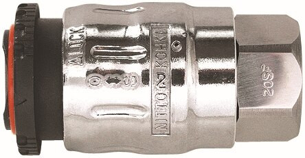 Order In -Nitto Kohki Cupla - Full-Blow - Aluminium - BSP Female - 1/2inch - 318404501