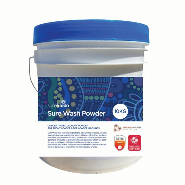 Order In -Surekleen - Sure Wash - Powder Laundry Detergent - Concentrate (CONC.) - 10kg