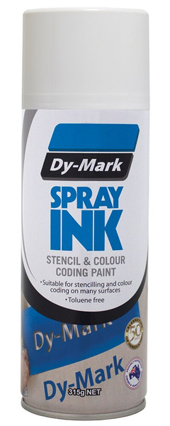 Order In - DY-MARK - Spray Ink (Stencil Spray) - White - 315g