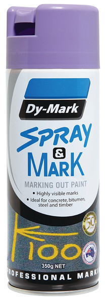 Order In - DY-MARK - Spray & Mark (Marking Out Paint) - Violet - 350g
