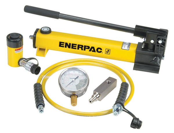 Order In - Enerpac SCR102H SC-Series - Cylinder & Pump Set - Standard Cylinder - Hand Operated Pump - 10T Capacity - 700 Bar