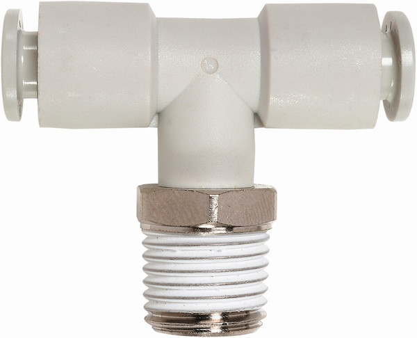 Order In - SMC - Resin Fitting Tee - 1/4" x 1/4" - KQ2T07-02AS