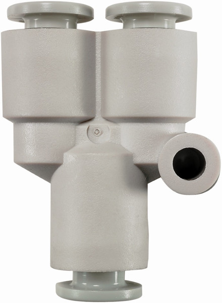 Order In - SMC Resin Fitting - Y Joiner - Brass - 6mm - KQ2U06-00A