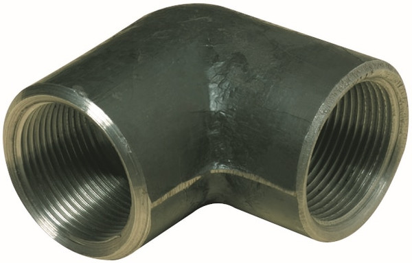 Order In - AAP Elbow - Female & Female - Mild Steel - Black - 15Nb - SE15