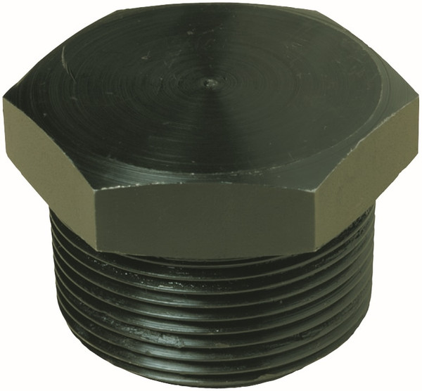 Order In - AAP Plug - Hexagonal Head - Mild Steel - Steam - BSP - Black - 32 Nb - 36.5mm - SP32
