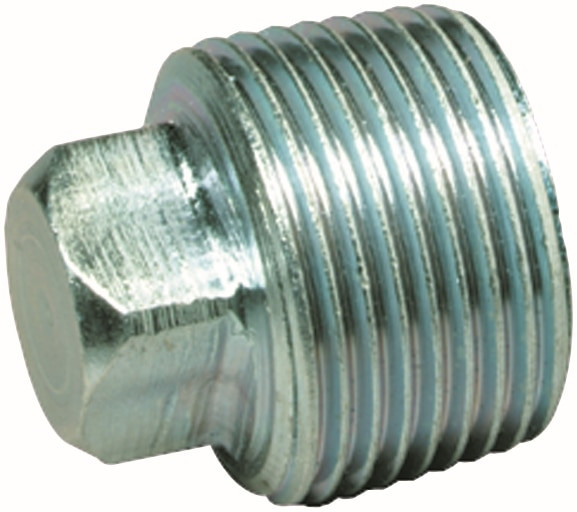 Order In - AAP Steel Plug - Square Head - Mild Steel - BSP - Galvanised - 15 Nb - 23mm - SPSQ15G