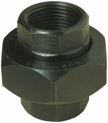 Order In - AAP Union - Taper - Female & Female - BSP - Steel/Steel - Black - 25Nb - SU25SS