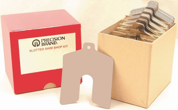 Order In - SHIM SLOTTED S/S KIT 100PC 75X75 10SIZES