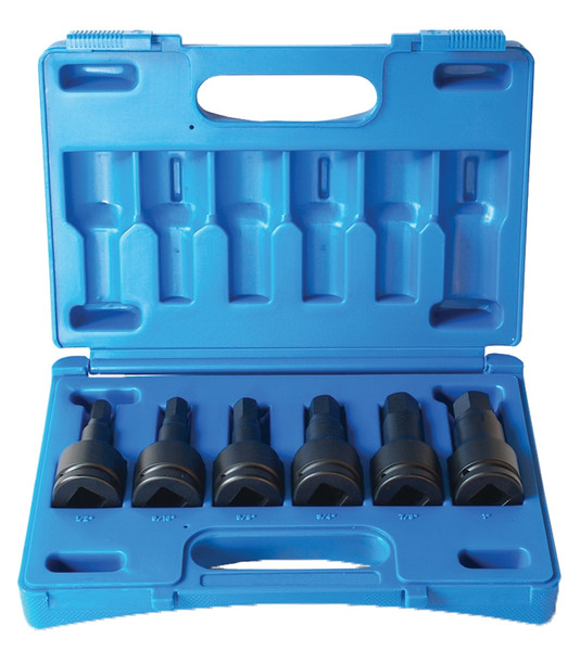 Order In - ACTION 69443061 Socket Impact Set - 3/4'' - Square Drive - In-Hex - A/F - 6 Piece