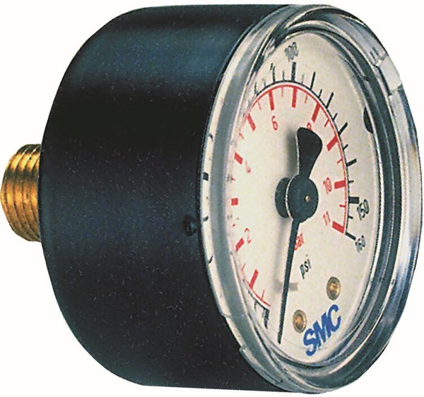 Order In - SMC - Gauge - Rear Entry - 50mm - 0-1000 KPA -1/4" BSPT - G50-K10-02