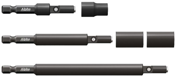 Order In - Alpha ThunderMax NSSMC-SET6 Nutsetter Kit  - 6 Piece Set- 1/4inch,5/16inch & 3/8inch