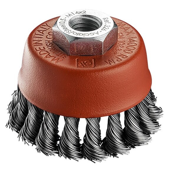Order In - SIT 0240 Steel Twist Knot Wire Cup Brush - 70 X 14mm