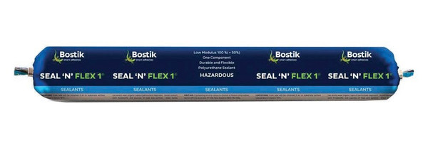 Order In - Bostik 30840036 - Seal-N-Flex Polyurethane Sealant - Sausage - Black - 600 ml